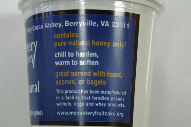 Monastery Creamed Honey - Pure Raw Virginia Honey - 2 Pack (10 oz per container)