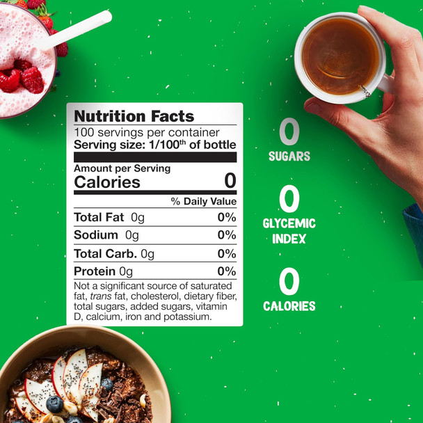 Pyure Organic Stevia Liquid Sweetener Keto Sugar Substitutes, Zero Calorie, Zero Sugar, Zero Carb, Plant-Based Sugar Liquid Stevia Extract, Simply Sweet, 1.8 oz