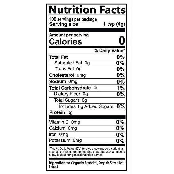 SweetLeaf Better Than Sugar Organic Stevia Granular Sweetener - Blend for Baking, Stevia Powder, Zero Calorie Sweetener, SweetLeaf Better Than Sugar Organic Stevia Granular Sweetener - Blend for Baking, Stevia Powder, Zero Calorie Sweetener,