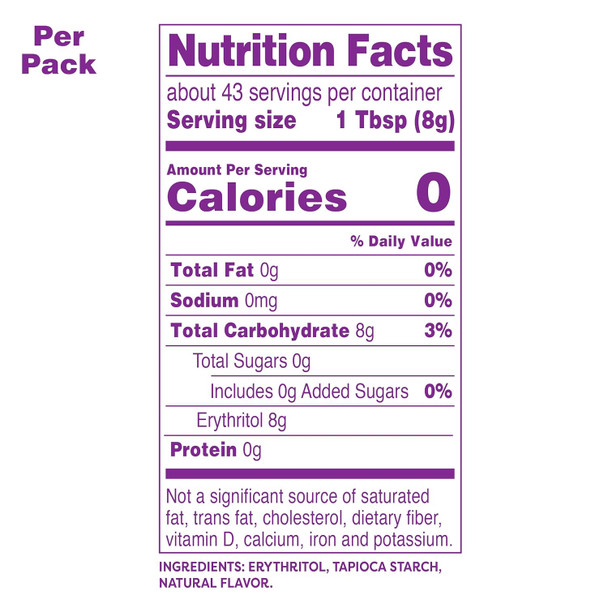 Swerve Ultimate Sugar Replacement Sweetener, Confectioners Sugar Substitute, Zero Calorie, Keto Friendly, Zero Sugar, No