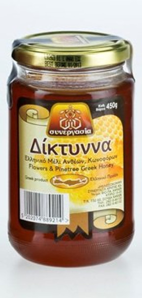 Greek Blossom and Conifer Honey From Crete - 450g