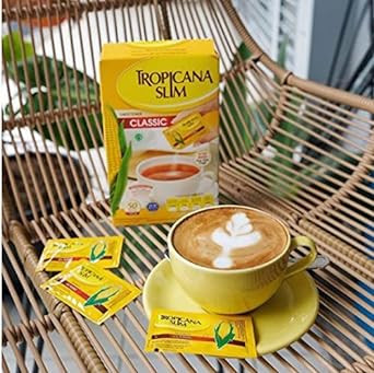 Tropicana Slim Sweetener Classic (50s x 2.5g) 125g - sweet taste good, like regular sugar sand