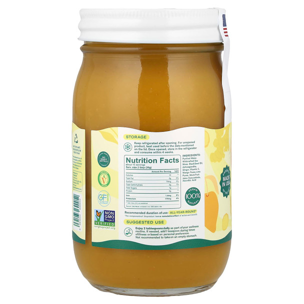 True Sea Moss, Natural Superfood, Immune Support 5 In 1, Mango, 16 fl oz (473 g)