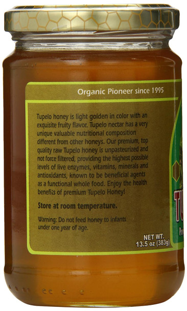 YS BEE FARMS Raw Tupelo Blossom Honey, 13.5 OZ