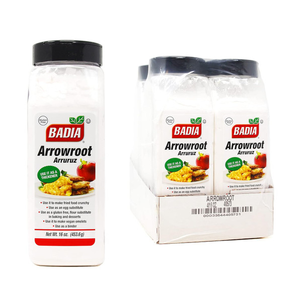 Badia Arrowroot, 16 Ounce (Pack Of 4)
