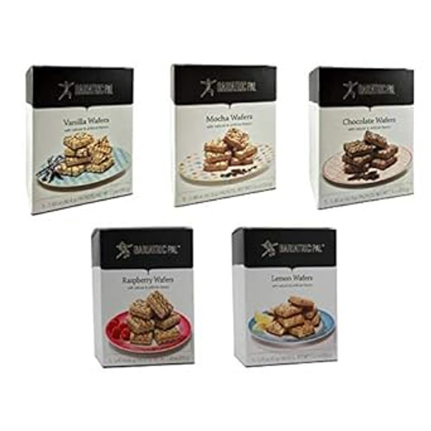 Bariatricpal Square Protein Wafers - 5-Flavor Variety Pack