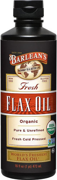 Barlean'S Organic Axseed Oil Liq From Cold Pressed Ax Seeds, 7,640Mg Ala Omega 3 Fatty Acid Supplement For Joint And Heart Health, Vegan & Gluten , 1 Barlean'S Organic Axseed Oil Liq From Cold Pressed Ax Seeds, 7,640Mg Ala Omega 3 Fatty Acid Supplement For Joint And Heart Health, Vegan & Gluten , 1