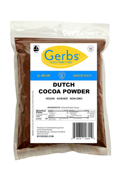 Bensdrop Natco Dutch Cocoa Powder By Gerbs, 2 Pound Resealable Bag, 22-24% Cocoa Butter Fat, Top 14 Allergy Foods, Gluten & Peanut , Vegan, Keto, Kosher