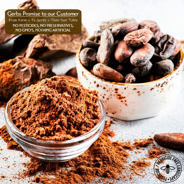 Bensdrop Natco Dutch Cocoa Powder By Gerbs, 2 Pound Resealable Bag, 22-24% Cocoa Butter Fat, Top 14 Allergy Foods, Gluten & Peanut , Vegan, Keto, Kosher