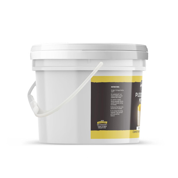 Birch & Meadow 1 Gallon Bucket Of Tapioca Pudding Mix, Snack, Filling, Dessert (112 Ounce)