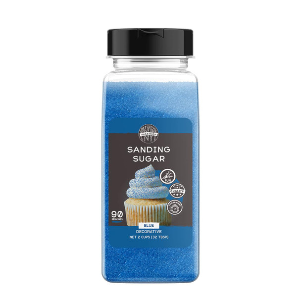 Birch & Meadow Blue & Pink Sanding Sugar Bundle 1 Lb., Mixed Colors, Colorful Sugar Crystals For Festive Holiday Baking Birch & Meadow Blue & Pink Sanding Sugar Bundle 1 Lb., Mixed Colors, Colorful Sugar Crystals For Festive Holiday Baking