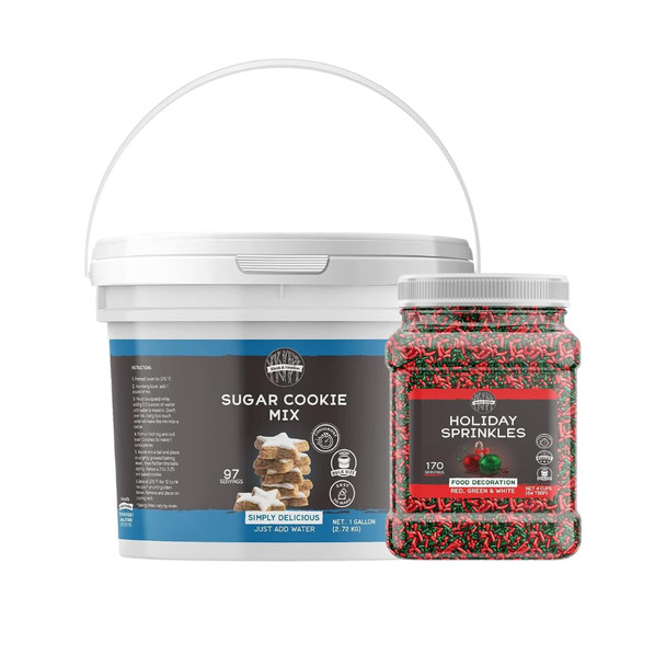 Birch & Meadow Holiday Cookie Kit Bundle, Versatile Ingredients, Sugar Cookies & Desserts, Flavorful
