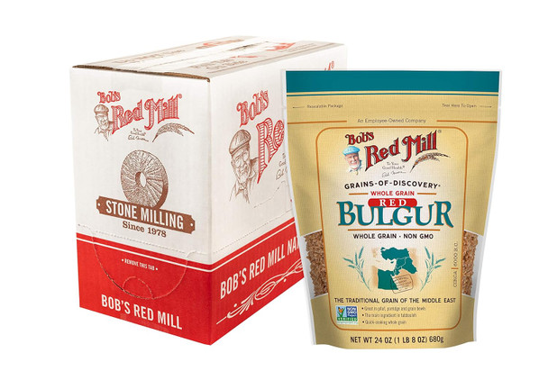 Bob'S Red Mill Red Bulgur / Hard Wheat Ala, 24-Ounce (Pack Of 4)