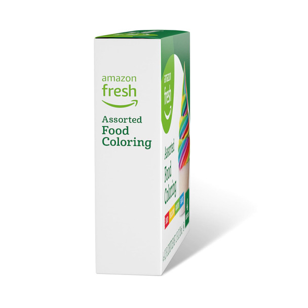 Fresh, Assorted Food Coloring, 1.2 Fl Oz (Pack Of 4) (Previously Happy Belly, Packaging May Vary) Fresh, Assorted Food Coloring, 1.2 Fl Oz (Pack Of 4) (Previously Happy Belly, Packaging May Vary)
