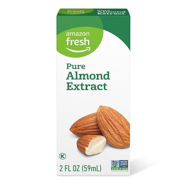 Fresh, Pure Almond Extract, 2 Fl Oz (Previously Happy Belly, Packaging May Vary)