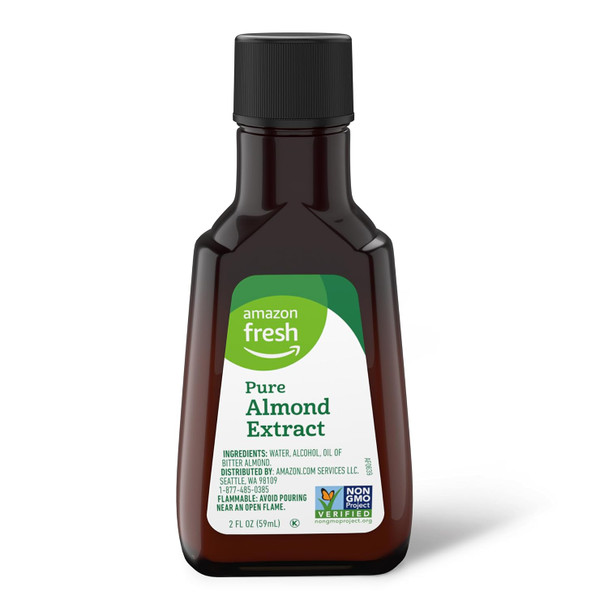 Fresh, Pure Almond Extract, 2 Fl Oz (Previously Happy Belly, Packaging May Vary)