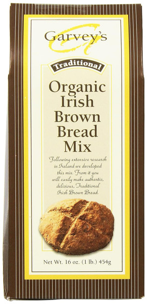 Garvey'S Traditional Organic Irish Brown Bread Mix, 16 Ounce (Pack Of 5)