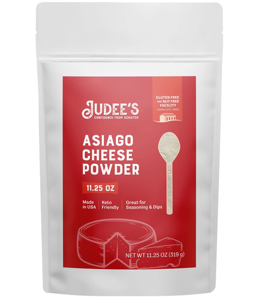 Judee’S Asiago Cheese Powder 11.25 Oz- Gluten- And Nut- - Use In Seasonings And Salad Dressings - Great For Dips, Spreads And Sauces - Made In Usa
