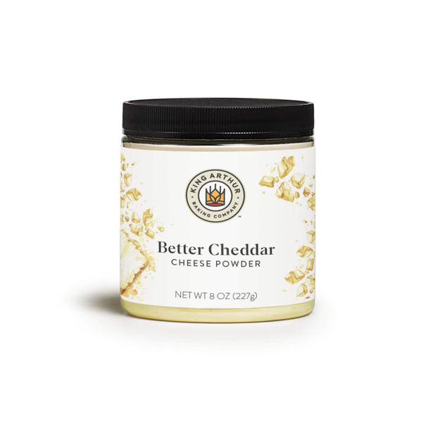 King Arthur, Better Cheddar Cheese Powder (Formerly Known As Vermont Cheddar Cheese Powder), 8 Ounces