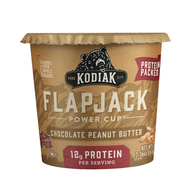 Kodiak Cakes Pancake On The Go, Chocolate Peanut Butter, 2.5 Ounce (Pack Of 12)