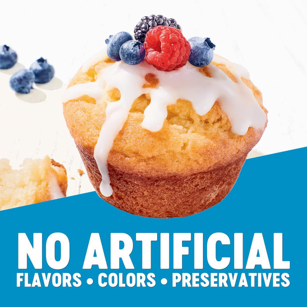 Krusteaz Gluten Vanilla Muffin Mix, Includes A Sweet Glaze For Topping, Gluten Baking Mix, 18-Ounce Boxes (Pack Of 8)