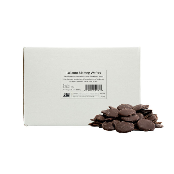 Lakanto Sugar Chocolate Melting Wafers Bulk - Monk Fruit And Erythritol Sweetened, Bulk Chocolate (25 Lbs - Pack Of 1)