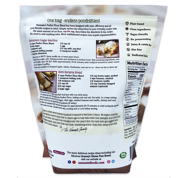 Namaste Foods - Gluten Perfect Flour Blend, 5Lb