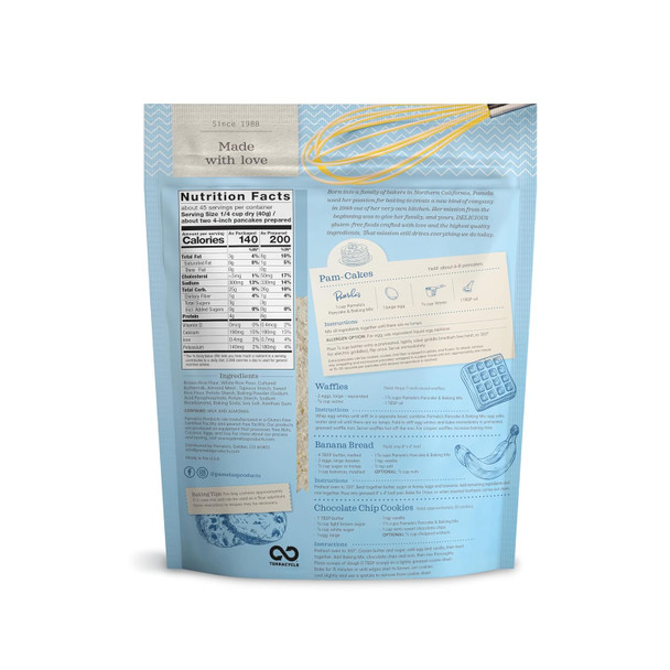 Pamela'S Gluten Baking And Pancake Mix, Waffles, Cake & Cookies Too, 4-Pound Bag (Pack Of 3)