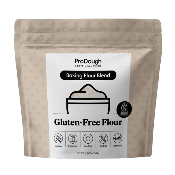 Prodough Shop Non-Gmo Dairy Gluten Flour Blend - All Purpose Gluten Flour With All Natural Ingredients For Baking Healthy Gluten Snacks And Desserts