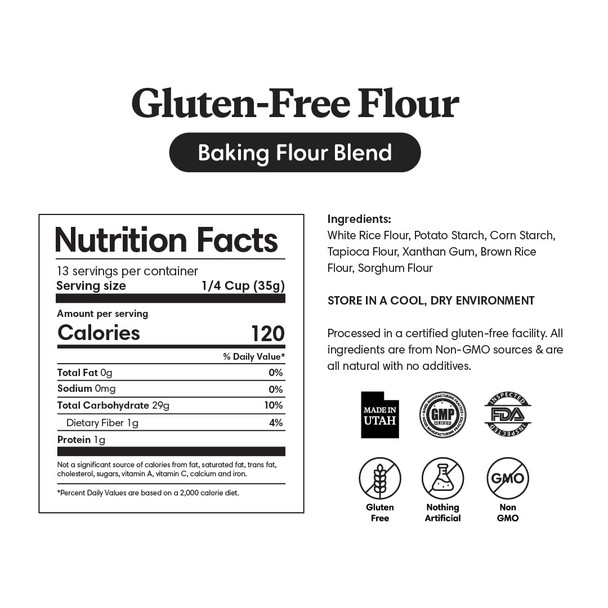 Prodough Shop Non-Gmo Dairy Gluten Flour Blend - All Purpose Gluten Flour With All Natural Ingredients For Baking Healthy Gluten Snacks And Desserts Prodough Shop Non-Gmo Dairy Gluten Flour Blend - All Purpose Gluten Flour With All Natural Ingredients For Baking Healthy Gluten Snacks And Desserts