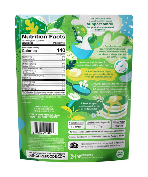 Suncore Foods Zen Midori Matcha Pancake & Waffle Powder Mix, Non-Gmo, 20Oz (1 Pack) Suncore Foods Zen Midori Matcha Pancake & Waffle Powder Mix, Non-Gmo, 20Oz (1 Pack)