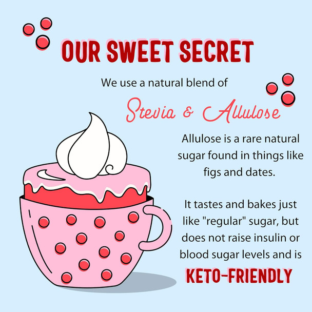 Sweet Logic Just Add Water Keto Mug Cake Mix 3-4G Net Carbs, One Minute Easy Keto Baking Refined Sugar Gluten Keto Baking Dessert Naturally Sweetened 4 Pack Variety
