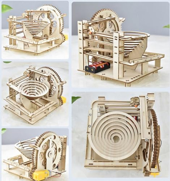 Ahyuan 3D Wooden Brain Puzzles For Adults Marble Run Model Building Kits Toys Diy Crafts Brain Teaser Game Wooden Puzzles With Roller Coaster Building Set For Adults Teens Ahyuan 3D Wooden Brain Puzzles For Adults Marble Run Model Building Kits Toys Diy Crafts Brain Teaser Game Wooden Puzzles With Roller Coaster Building Set For Adults Teens