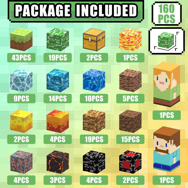 Aidyvoi 160 Pcs Magnetic Blocks Building Toys Build 3D Magnetic Building Blocks Set For Kids Ages 3+ Magnet Blocks Stem Sensory Educational Christmas Birthday s Construction Toys Aidyvoi 160 Pcs Magnetic Blocks Building Toys Build 3D Magnetic Building Blocks Set For Kids Ages 3+ Magnet Blocks Stem Sensory Educational Christmas Birthday s Construction Toys