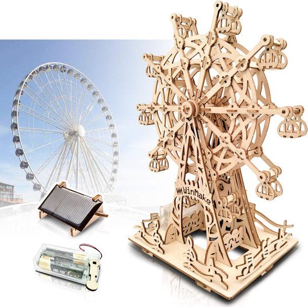 Auryee Solar 3D Wooden Puzzles For Adults Birthday s For Kids Ferris Wheel Diy Model Kit Educational Puzzle Building Toys Stem Projects Science Experiments For Teens Auryee Solar 3D Wooden Puzzles For Adults Birthday s For Kids Ferris Wheel Diy Model Kit Educational Puzzle Building Toys Stem Projects Science Experiments For Teens