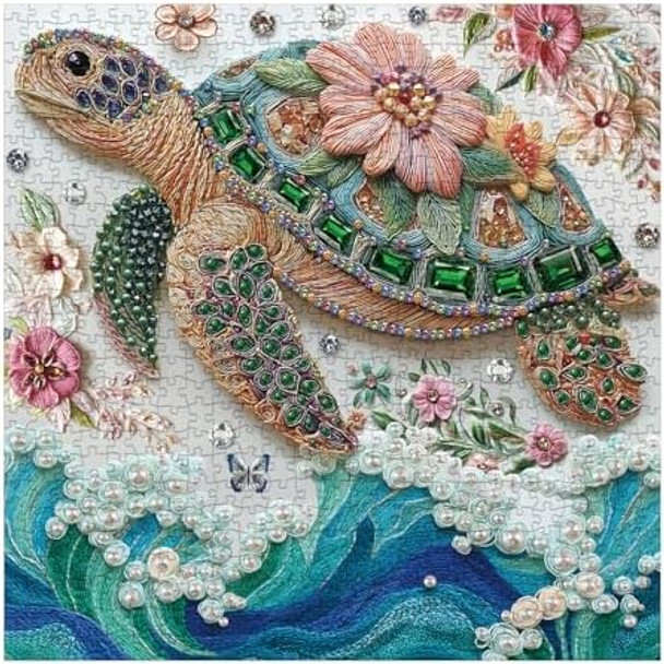 Bboldin Art Sea Turtle Flower Puzzles For Adults 1000 Pieces Nature 3D Crystal Embroidery Jewel Diamond Jigsaw Puzzles Colorful Impossible Hard Challenging Puzzle Bboldin Art Sea Turtle Flower Puzzles For Adults 1000 Pieces Nature 3D Crystal Embroidery Jewel Diamond Jigsaw Puzzles Colorful Impossible Hard Challenging Puzzle