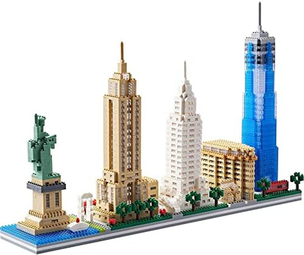 Bidiutoy Architecture York City York Skyline Model Kit With 3452 Pcs Micro Mini Blocks Collection Building Set Architectural Model Toys Great s For Kids And Adults