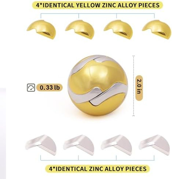 Comerda Metal-Puzzles 3D-Brain-Teaser Toys: Cool-Gadgets-Stuff Box Puzzles-Toy For Kid Children Teen Adult Adhd Tools Stress Relief For Office Home School Christmas Women Men Ball-Cube Comerda Metal-Puzzles 3D-Brain-Teaser Toys: Cool-Gadgets-Stuff Box Puzzles-Toy For Kid Children Teen Adult Adhd Tools Stress Relief For Office Home School Christmas Women Men Ball-Cube