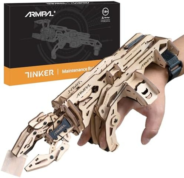 Cowvtuj Armpal Mechanical Claw Model Kit 3D Wooden Clawbot Puzzle For Adults And Teens Self-Assembly Robot Arm Building Kits To Build Laser-Cut Wooden Puzzle Mechanical Toy Realistic Robot Toy s Cowvtuj Armpal Mechanical Claw Model Kit 3D Wooden Clawbot Puzzle For Adults And Teens Self-Assembly Robot Arm Building Kits To Build Laser-Cut Wooden Puzzle Mechanical Toy Realistic Robot Toy s