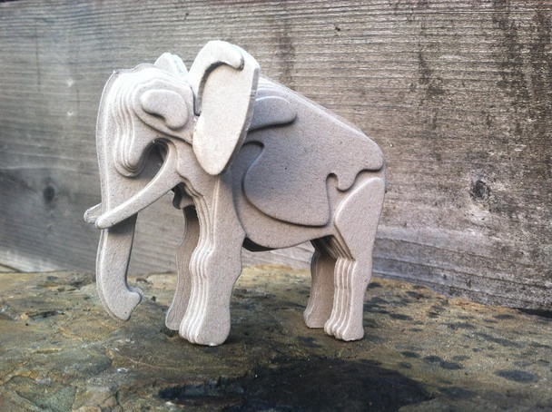 Creative Kids Trutru Elephant European 3D Puzzle Diy Craft Kit Arts And Crafts Model Kit