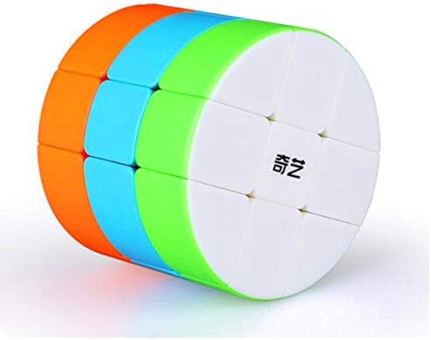 Cuberspeed Cylinder 3X3 Stickerless Speed Cube 3X3X3 Barrel Cube Round Column Speed Cube Creative Puzzle Cube Toys For Kids Beginners Cuberspeed Cylinder 3X3 Stickerless Speed Cube 3X3X3 Barrel Cube Round Column Speed Cube Creative Puzzle Cube Toys For Kids Beginners