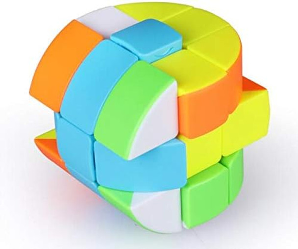 Cuberspeed Cylinder 3X3 Stickerless Speed Cube 3X3X3 Barrel Cube Round Column Speed Cube Creative Puzzle Cube Toys For Kids Beginners Cuberspeed Cylinder 3X3 Stickerless Speed Cube 3X3X3 Barrel Cube Round Column Speed Cube Creative Puzzle Cube Toys For Kids Beginners