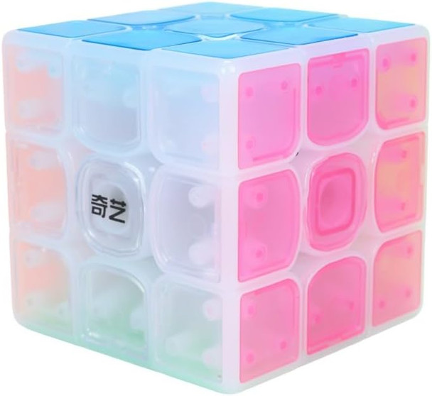Cuberspeed Qiyi Transparent 3X3 Speed Cube 3X3X3 Crystal Cube Cuberspeed Qiyi Transparent 3X3 Speed Cube 3X3X3 Crystal Cube