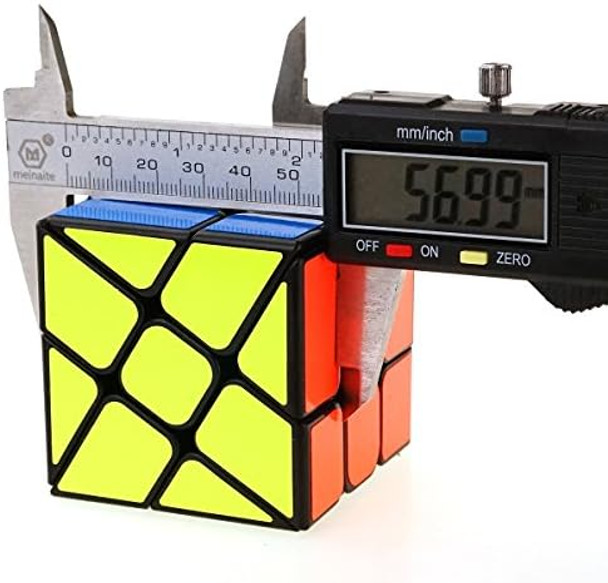 Cuberspeed Windmill Magic Cube 3X3 Black Wheel Fenghuolun Twisty Puzzle 3X3X3 Speed Cube Puzzle Cuberspeed Windmill Magic Cube 3X3 Black Wheel Fenghuolun Twisty Puzzle 3X3X3 Speed Cube Puzzle