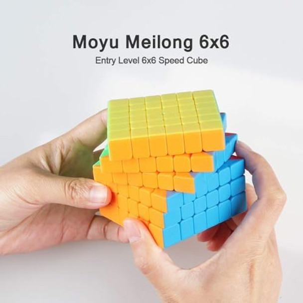 D-Fantix6X6 Cubing Classroom Meilong 6X6X6 Speed Cube Stickerless Puzzle Cube Toy D-Fantix6X6 Cubing Classroom Meilong 6X6X6 Speed Cube Stickerless Puzzle Cube Toy