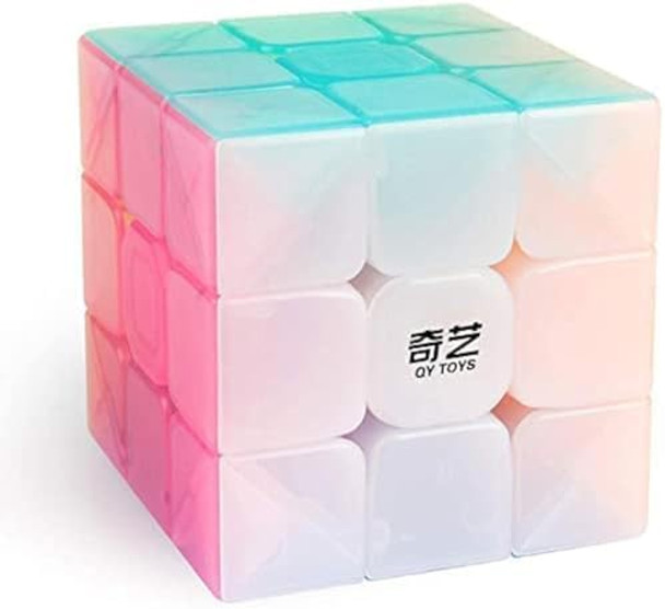 D-Fantixqy Toys Warrior W 3X3 Speed Cube Jelly 3X3X3 Magic Cube Puzzles Transparent Pastel Color D-Fantixqy Toys Warrior W 3X3 Speed Cube Jelly 3X3X3 Magic Cube Puzzles Transparent Pastel Color