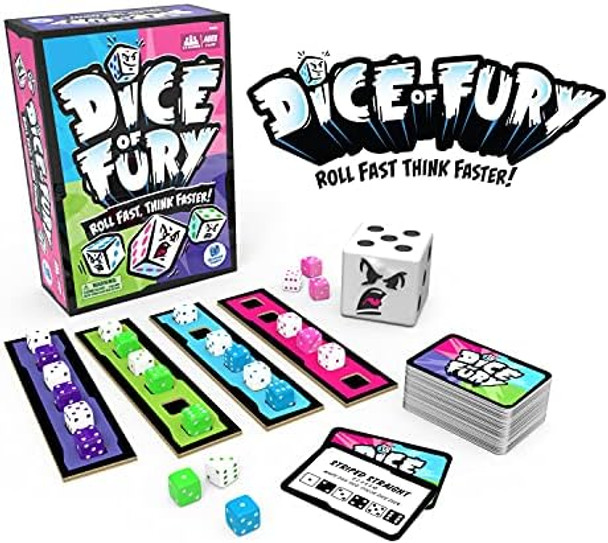 Educational Insights Dice Of Fury - Fast-Paced Board Games For Adults Teens And Kids Dice Games For Family Game Night 2-4 Player Tabletop Party Game Kids Ages 7+ Educational Insights Dice Of Fury - Fast-Paced Board Games For Adults Teens And Kids Dice Games For Family Game Night 2-4 Player Tabletop Party Game Kids Ages 7+