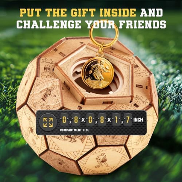 Esc Welt Quest Ball Secret Box - 3D Escape Room Game - Wooden Brain Teaser for Adults & Teens - Ingenious Puzzle with Compartment - Interactive Family Game
B0D2XKJBFV