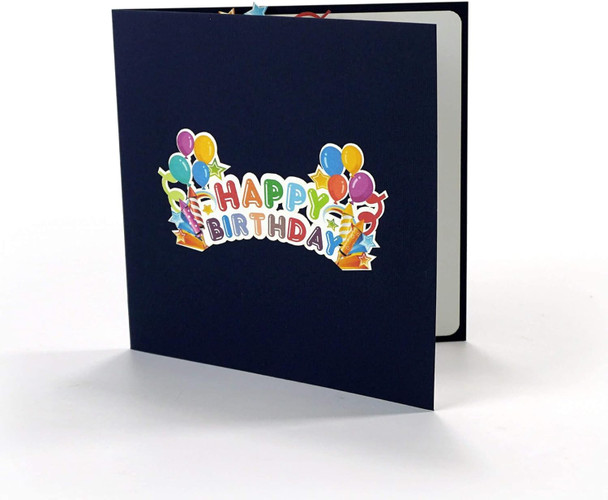 Eta 3D Happy Birthday Pop Up Cards 3D Boxes Balloons and Birthday Cake Pop Up Card for Your Friends Lovers Kids Boys Girls Wife Mom and Family on Birthday Blue B22
B09QJ796F6