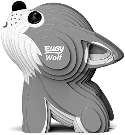Eugy Wolf 3D Puzzle 24 Piece Eco-Friendly Educational Toy Puzzles for Boys Girls & Kids Ages 6+
B08GP49H1N